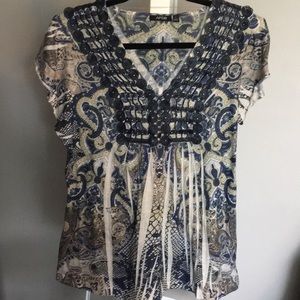 Paisley pattern shirt